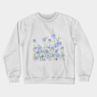 blue purple chicory  2020 Crewneck Sweatshirt